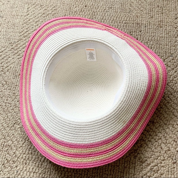 Gymboree Kid Girl Large Brim Straw Hat 🌸 Size Large (8 years and up) - Picture 5 of 10